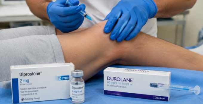 infiltration cortisone et acide hyaluronique en même temps