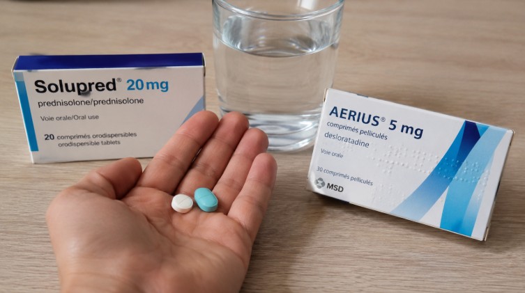 prendre Solupred et Aérius en même temps