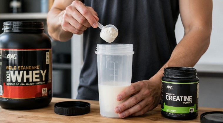 mélanger de la whey avec de la créatine
