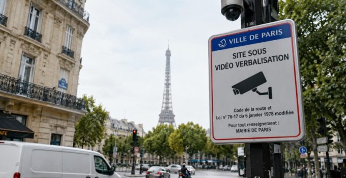 Vidéo verbalisation à Paris