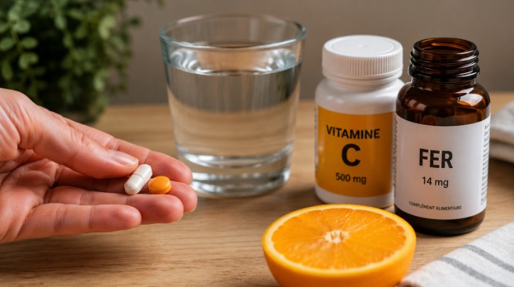 prendre de la vitamine C et du fer