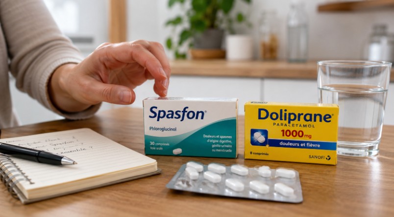 Spasfon et Doliprane
