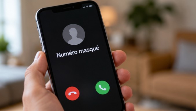 numéro masqué