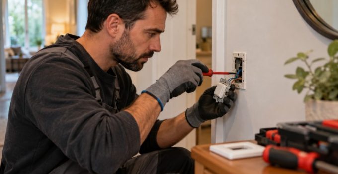 Réparation d'un interrupteur qui grésille